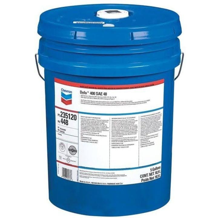 Delo 400 SAE 40 Motor Oil 5 Gallon Pail