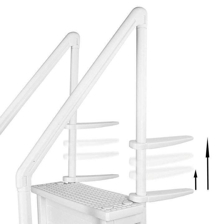 Above Ground Swimming Pool Ladder Heavy Duty Step System Entry non slippery - Image 5