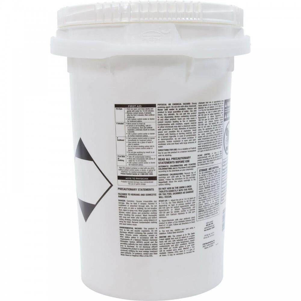 In the Swim 3 inch Chlorine Tablet Bucket - 50 Pound - Image 3