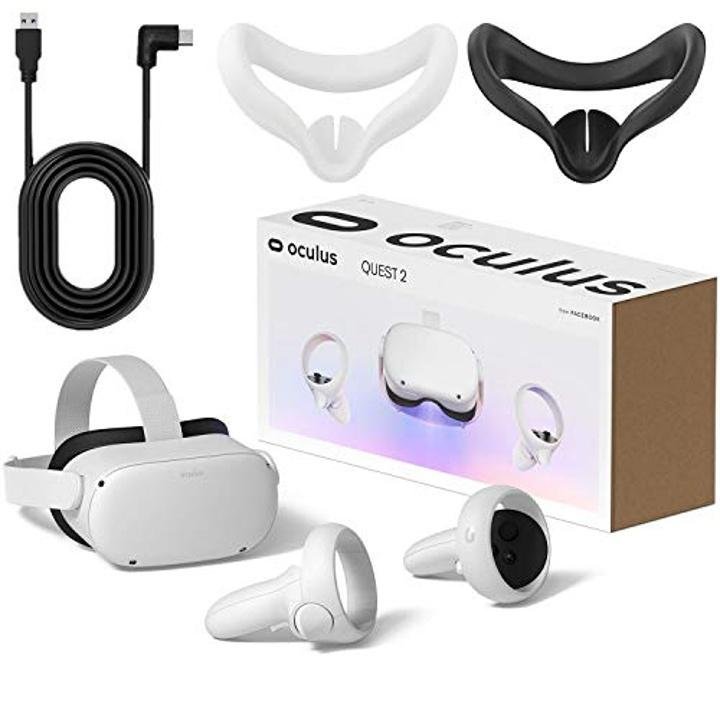 Oculus Quest 2 – Advanced All-in-One Virtual Reality Gaming Headset for Family Holiday