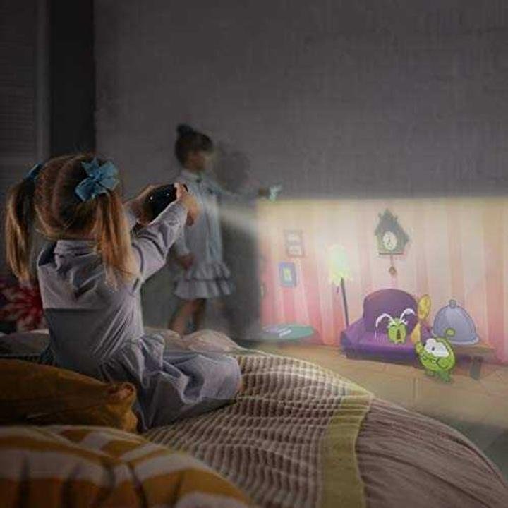 CINEMOOD 360 – Smart wi-fi Cube Projector with Streaming Services, 360~ Videos, Games, Kids Entertainment. 120 inch Picture, 5-Hour Video Playtime. Neat Portable Projector for Family Entertainment. - Image 5