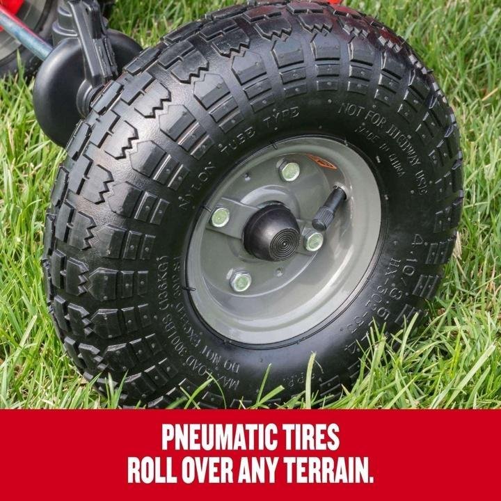 Craftsman CMXGZBF7124322 85-lb Tow Broadcast Spreader, Red - Image 3