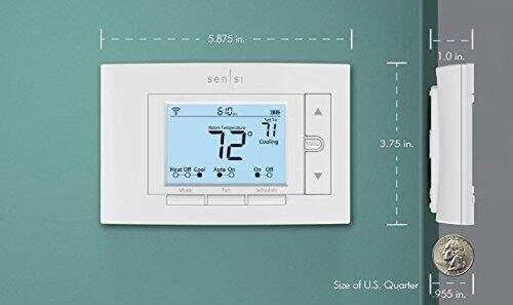 Emerson Sensi Wi-Fi Smart Thermostat for Smart Home, DIY, Works With Alexa, Energy Star Certified, ST55 - Image 14