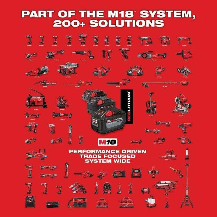 Milwaukee M18 FUEL 18-Volt Lithium-Ion Cordless Brushless String Grass Trimmer Combo Kit with Pole Saw, Hedge Trimmer, Edger - Image 4