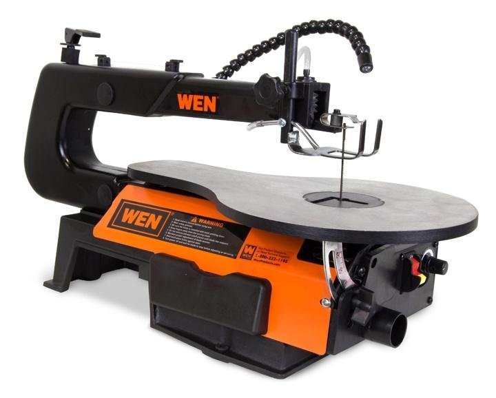 WEN Products 16-Inch Two-Direction Variable Speed Scroll Saw, 3921