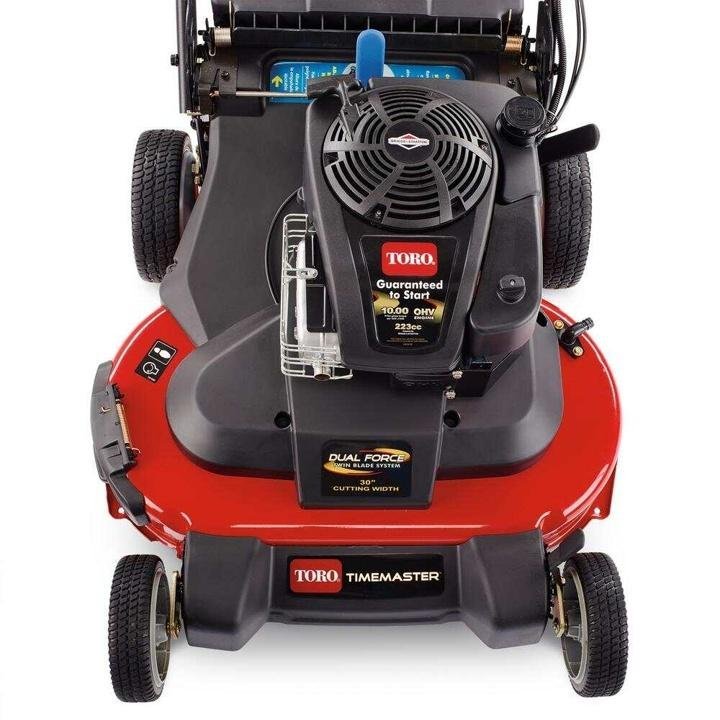 Toro TimeMaster 30 in. Briggs and Stratton Electric Start Walk-Behind Gas Self-Propelled Mower with Spin-Stop - Image 7