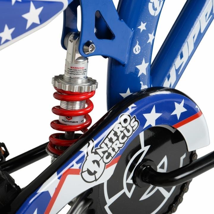 Hyper 16∩∩ Nitro Circus Motobike Kids* Bike, Blue - Image 6