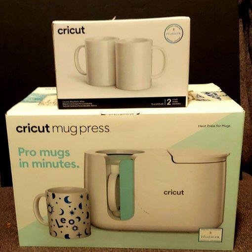 Cricut Mug Press Machine, Infusible Ink Sheets, DIY Mugs, Designs Bundle