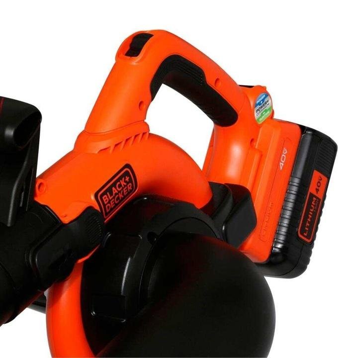 BLACK+DECKER 120 MPH 90 CFM 40V MAX Lithium-Ion Cordless Handheld Leaf Sweeper/Vacuum with (1) 1.5Ah Battery and Charger Included - Image 5
