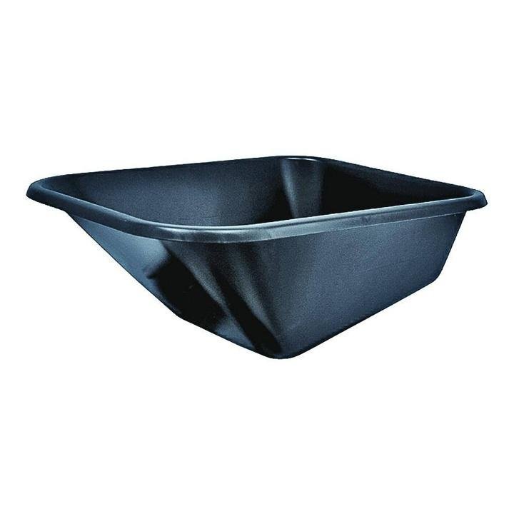 Vulcan 34572 Wheelbarrow Tray, Polymer, Black, for 8 cu-ft Wheelbarrow
