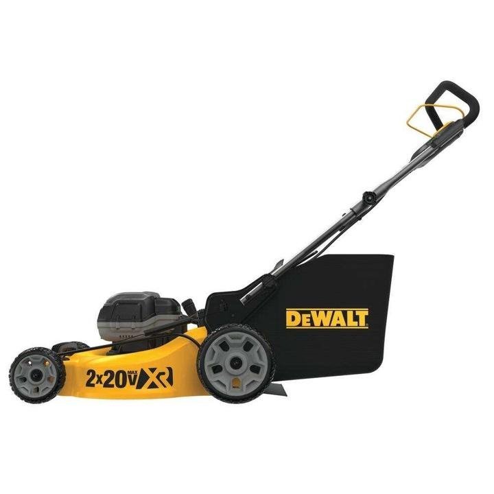 DEWALT 20 in. 20V MAX Lithium-Ion Cordless Walk Behind Push Lawn Mower with (2) 9.0Ah Batteries and (2) Chargers Included - Image 8