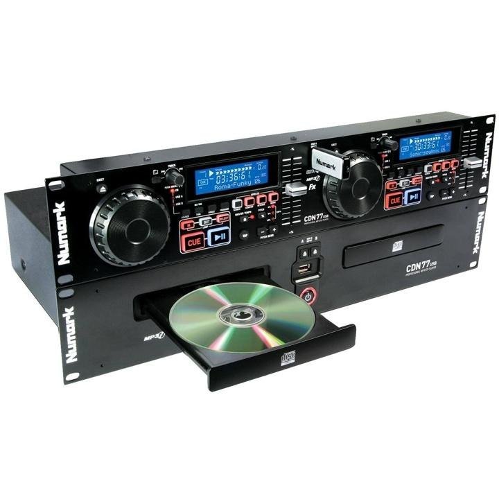 Numark Numark CDN77USB Professional Dual USB and MP3 u0026 CD Player