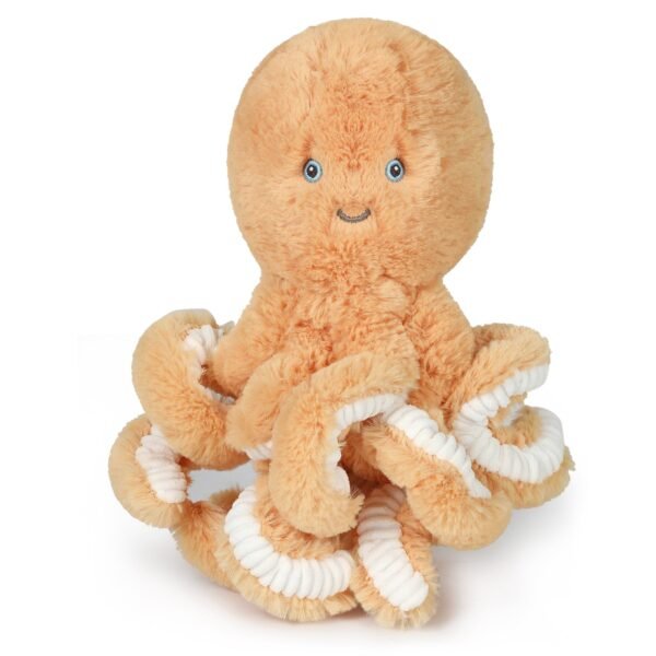 Little Ollie Octopus Gold Soft Toy  8.5" / 22cm